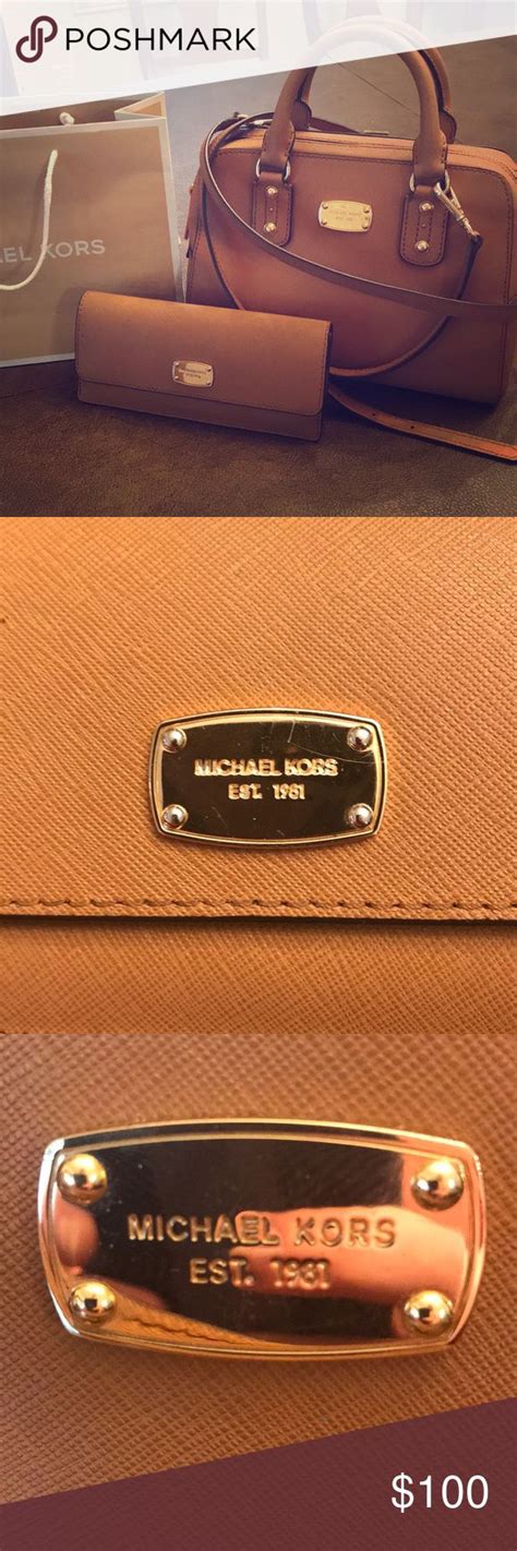 michael kors purse wallet combo